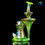 Thumbnail: 8Inches Lid Glass | UV ION + illuminati Rainbow Linework Recessed Recycler Rig