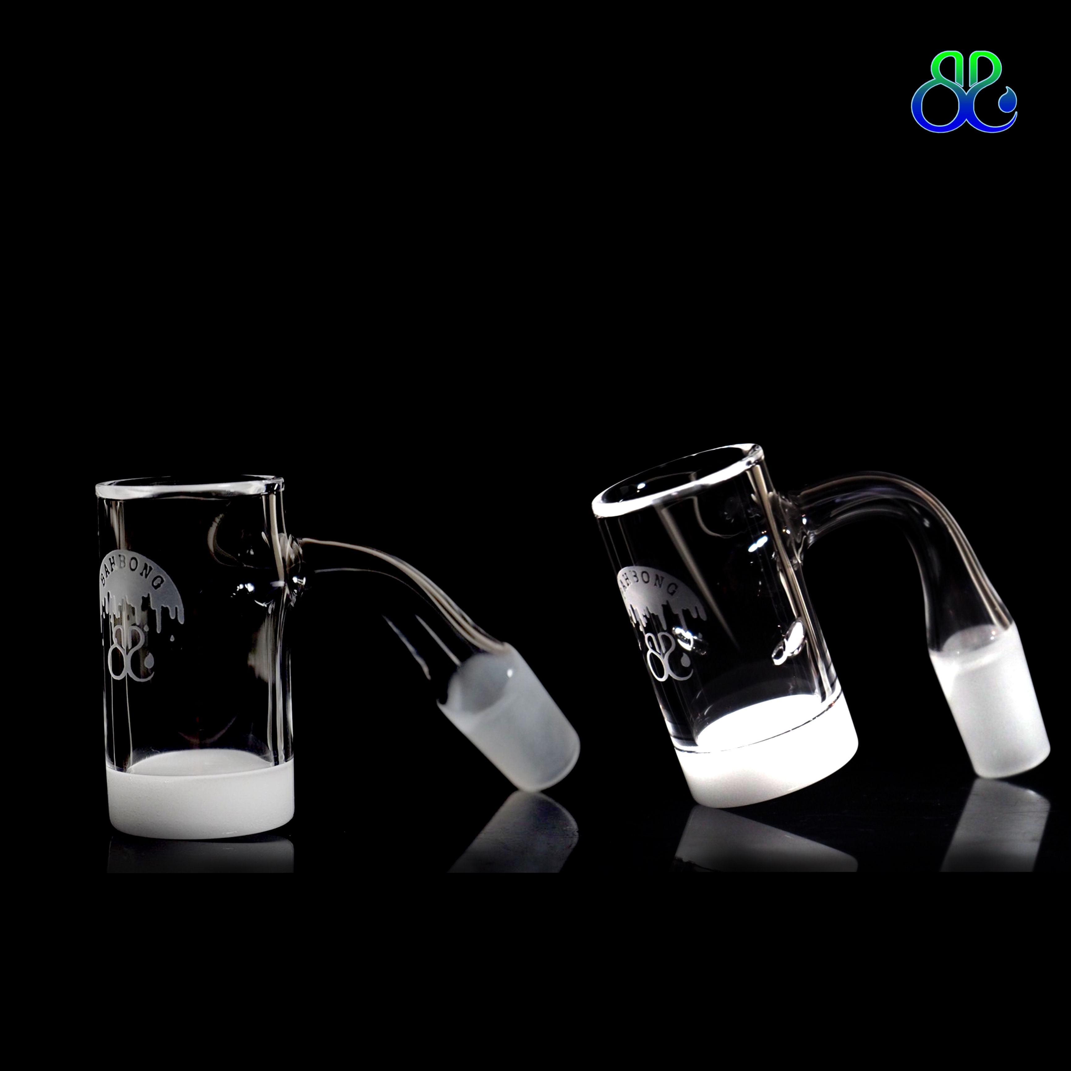 Full-Weld 25mm Auto spinner Banger with White bottom Concave 