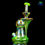 Thumbnail: 8Inches Lid Glass | UV ION + illuminati Rainbow Linework Recessed Recycler Rig
