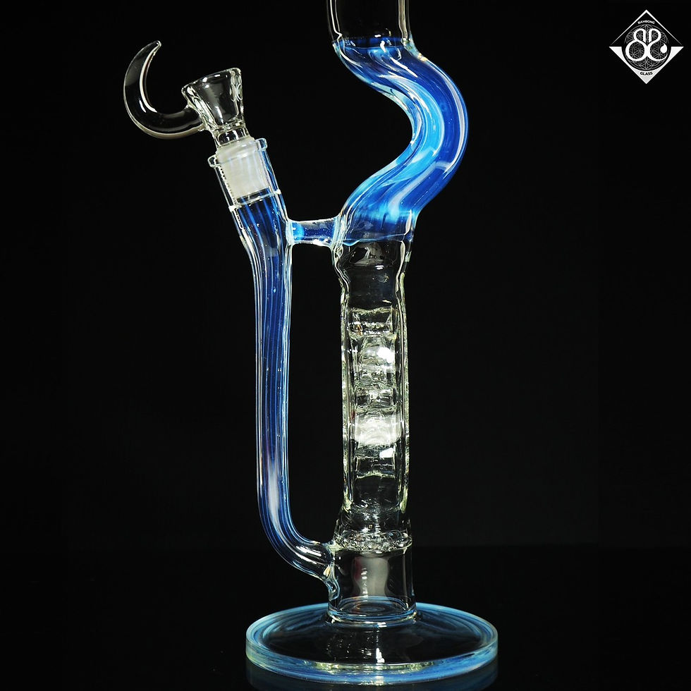 ภาพขนาดย่อ: บ้องแก้ว | 18Inches Honeycomb + Swiss perc Bong