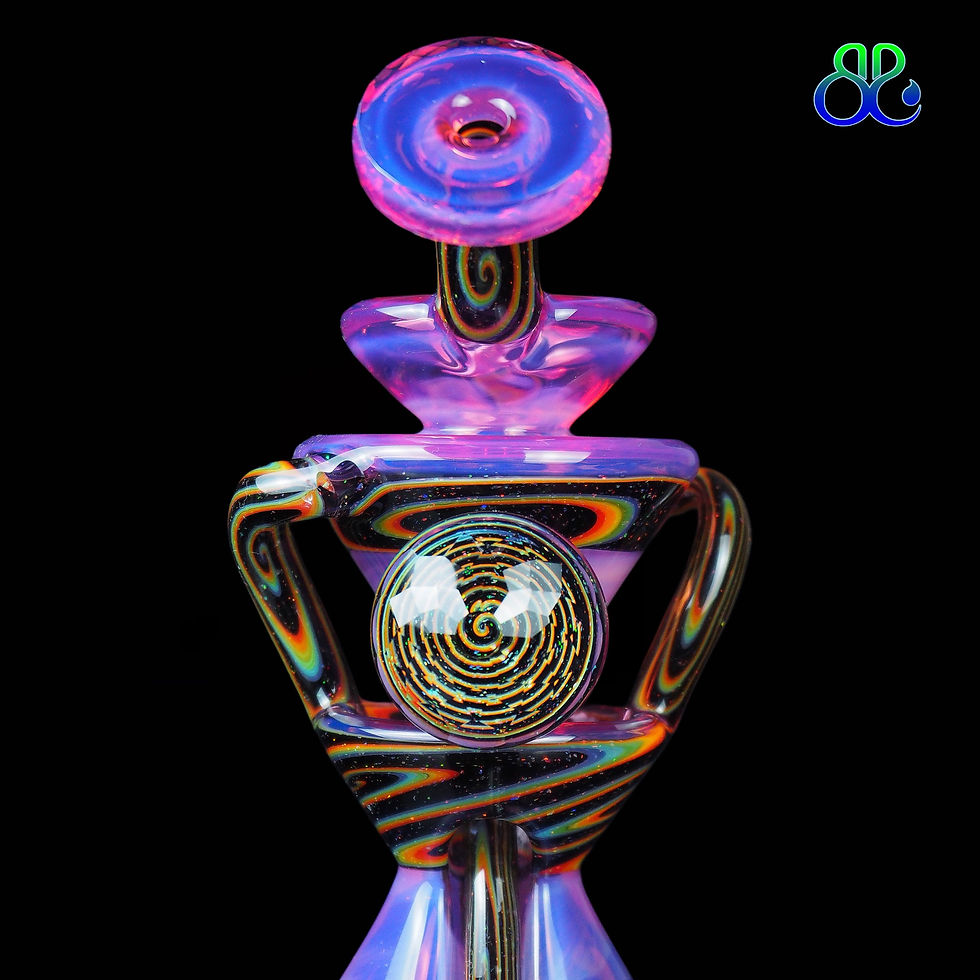 Thumbnail: Captncronic Glass | Telemagenta x Crushed Opal Rainbow Recycler (2024)
