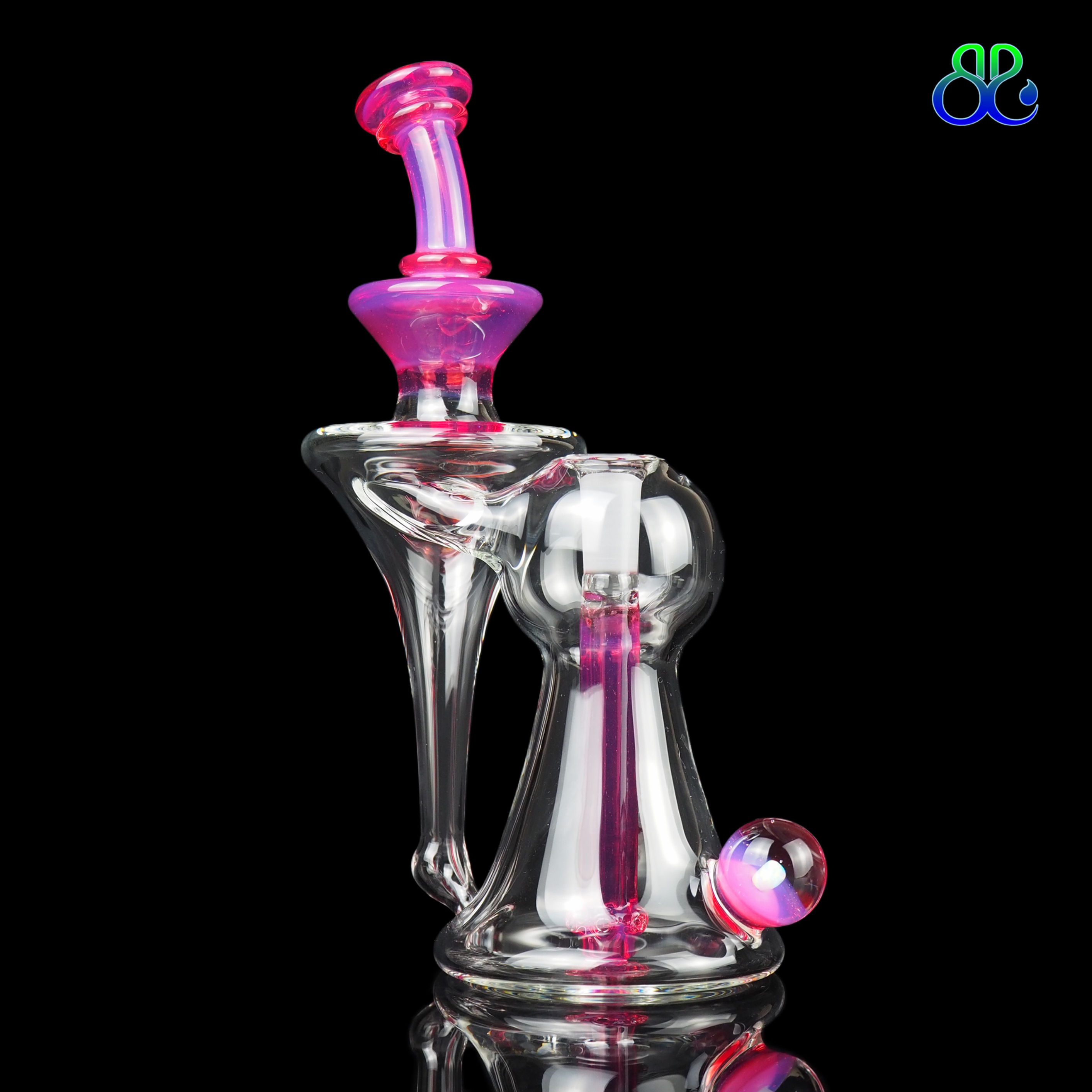 7Inches Lid Glass | Telemagenta Recessed Recycler Rig