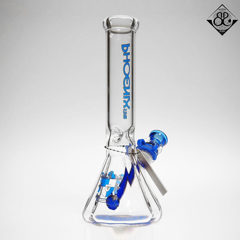 Thumbnail: บ้องแก้ว | 10Inches Phoenix Star Diamond Base Beaker