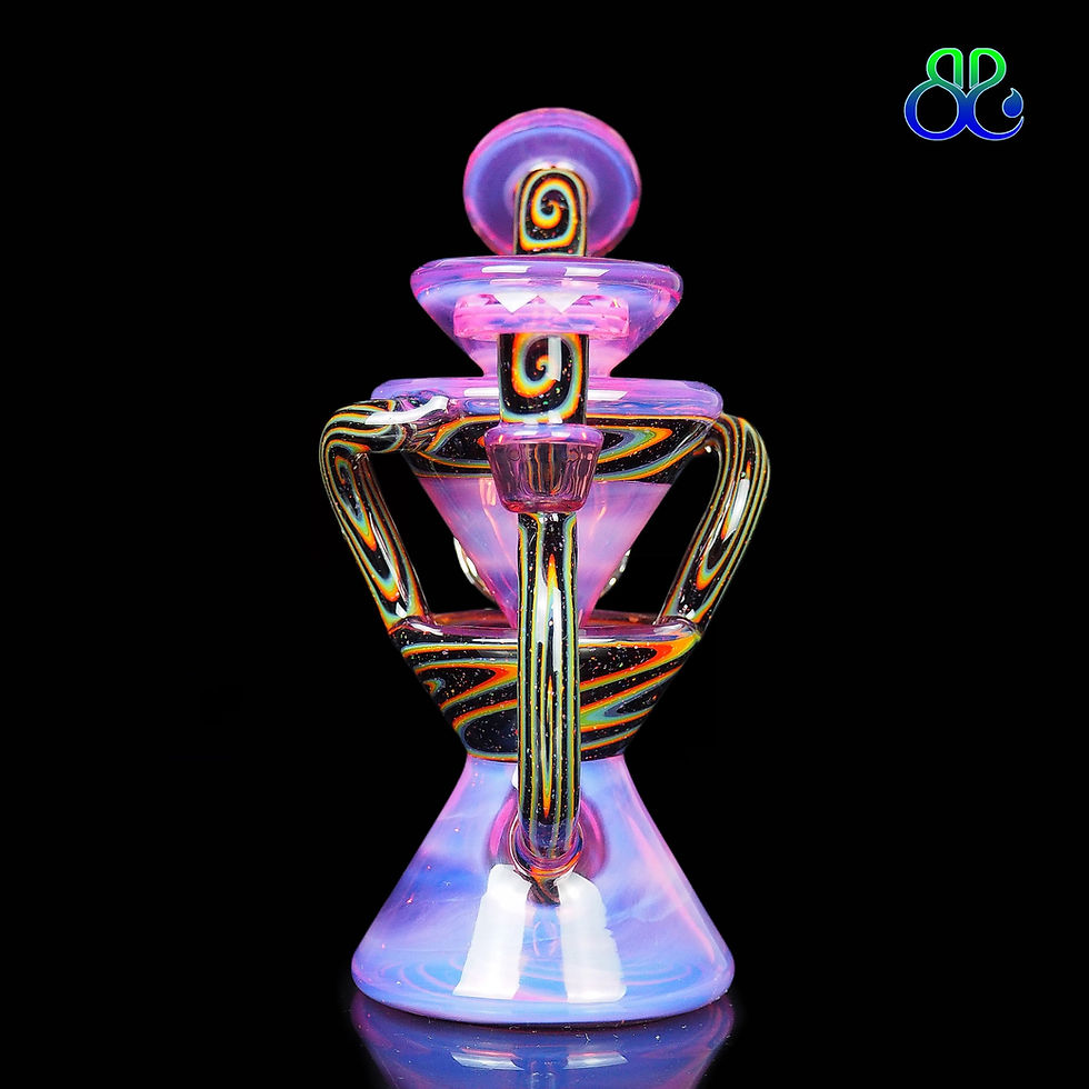 ภาพขนาดย่อ: Captncronic Glass | Telemagenta x Crushed Opal Rainbow Recycler (2024)