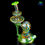 Thumbnail: 8Inches Lid Glass | UV ION + illuminati Rainbow Linework Recessed Recycler Rig
