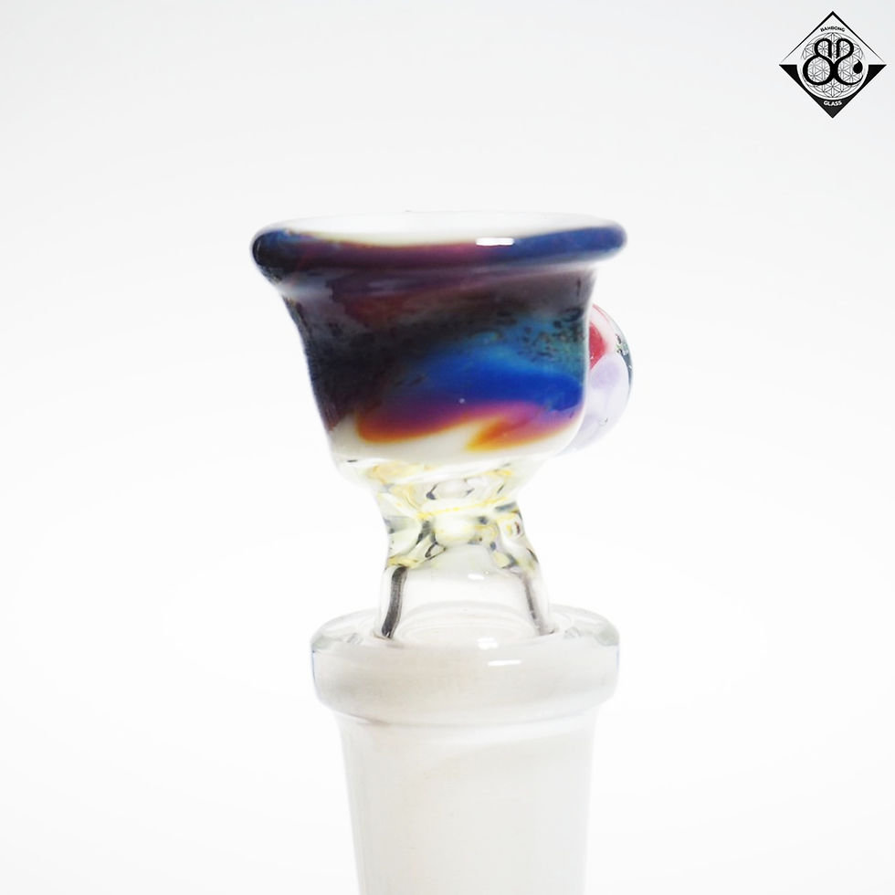 Thumbnail: 14mm Slide Double amber purple over star white