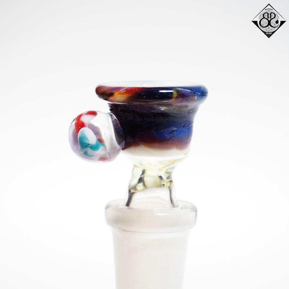 Thumbnail: 14mm Slide Double amber purple over star white