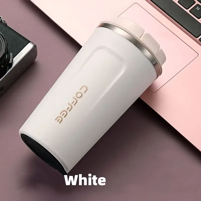 Stainless Steel Thermal Mug 380/510ML Leakproof Travel Drinkware for Coffee & Wa