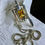 Thumbnail: Brutalist Sterling Pendant with Citrine Gemstone