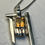 Thumbnail: Brutalist Sterling Pendant with Citrine Gemstone