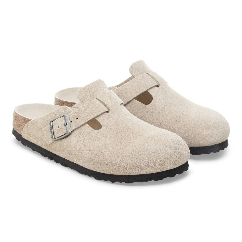 Birkenstock Boston Soft Footbed Suede Leather