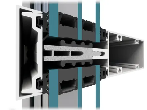 MB-MM50N. High Thermal Performance Mullion and Transom Wall
