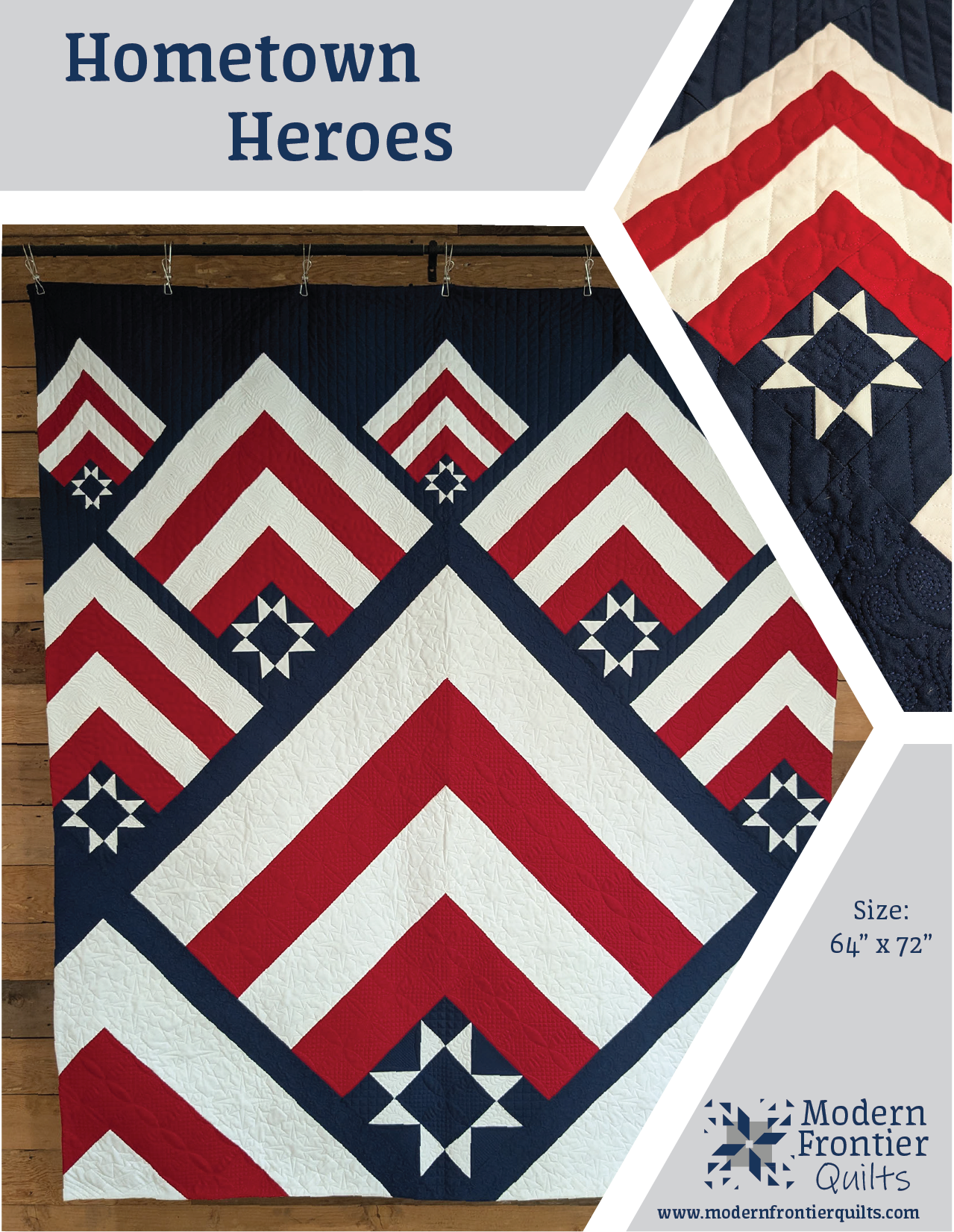 Hometown Heroes quilt pattern (digital download)