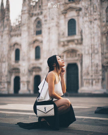 意大利婚攝 旅拍 pre wedding 米蘭大教堂婚紗相米蘭 (Milan) — 時尚之都的建築美學 Max Tang Photography