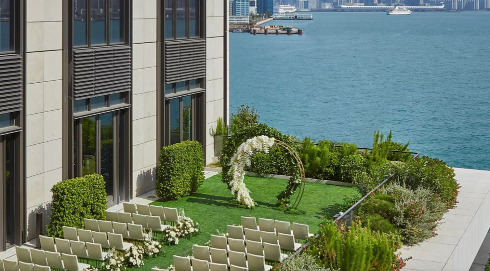 香港戶外婚禮2026|戶外證婚場地: Rosewood Hong Kong (香港瑰麗酒店)