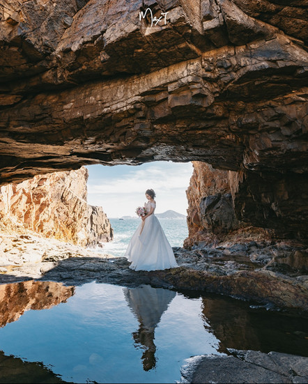 香港本地半日 Pre-wedding 推薦路線 鶴咀電影感海岸 Max Tang Photography 婚攝 新人婚紗相 好天氣