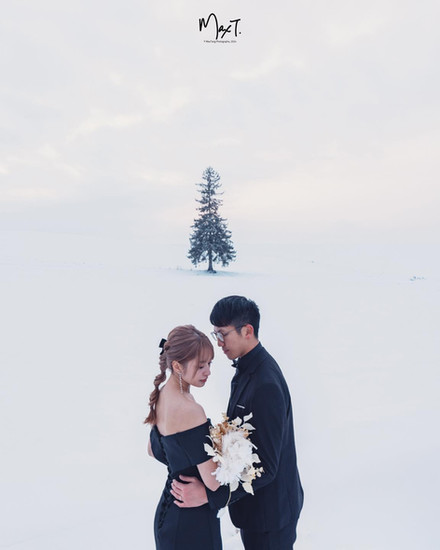 1. 北海道婚攝 (Hokkaido)：美瑛聖誕樹+小樽運河 海外婚紗相 Pre Wedding Max Tang Photography