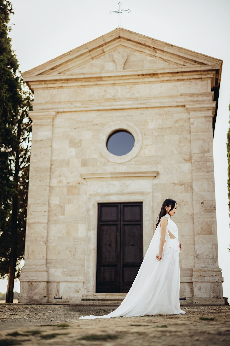 托斯卡納 (Tuscany 婚攝 佛羅倫斯 絲柏樹 日出光影 Max Tang Photography 海外Pre Wedding婚紗相 教堂