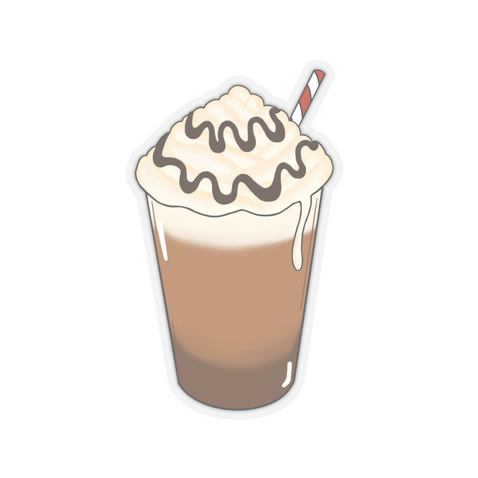 Thumbnail: “Refreshing Frappe” Illustration Kiss-Cut Vinyl Sticker