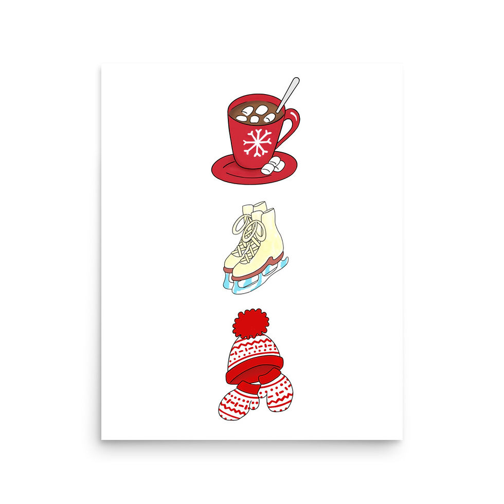 Thumbnail: “Winter Wonderland” Illustration Poster Print