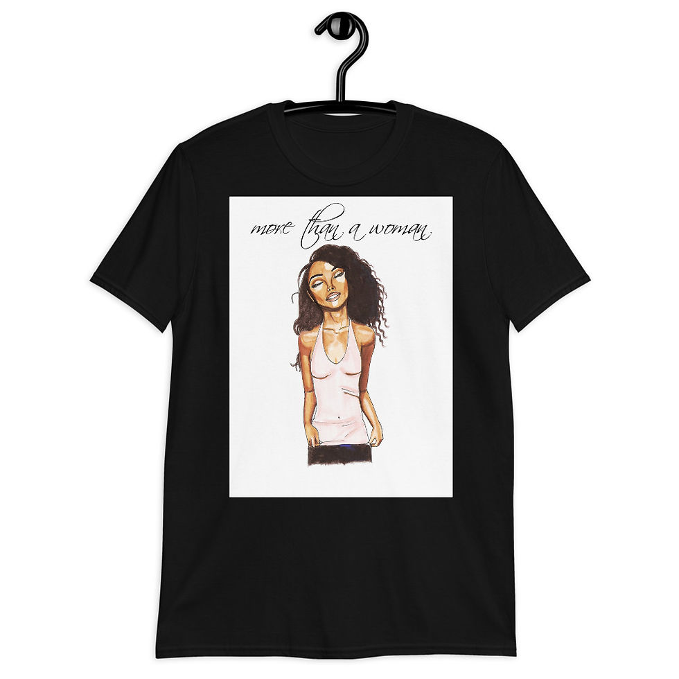 Aaliyah "More Than A Woman" Illustration Short-Sleeve Unisex T-Shirt