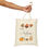 Thumbnail: back of canvas cotton tote bag with KLT Art logo