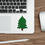 Thumbnail: “Elegant Evergreen” Illustration Water-resistant Die-Cut Stickers