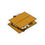 Thumbnail: Kiss-cut sticker of a s'mores dessert with graham crackers, chocolate, and marshmallows. Sticker is non waterproof