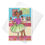 Thumbnail: Folded greeting card of a woman in an ice cream shop sitting on a stool wearing a green tutu. She's surrounded by ice cre