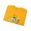 Thumbnail: Folded close up long sleeve gold unisex sweatshirt with ramen recipe instructions