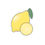 Thumbnail: Yellow lemon kiss cut sticker