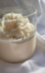Peony in bloom candle