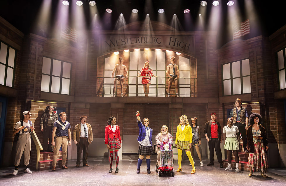 The cast of Heathers, photo by Pamela Raith