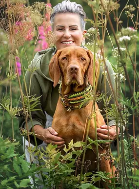 Daniela Pölzlbauer mit Hund Sonny