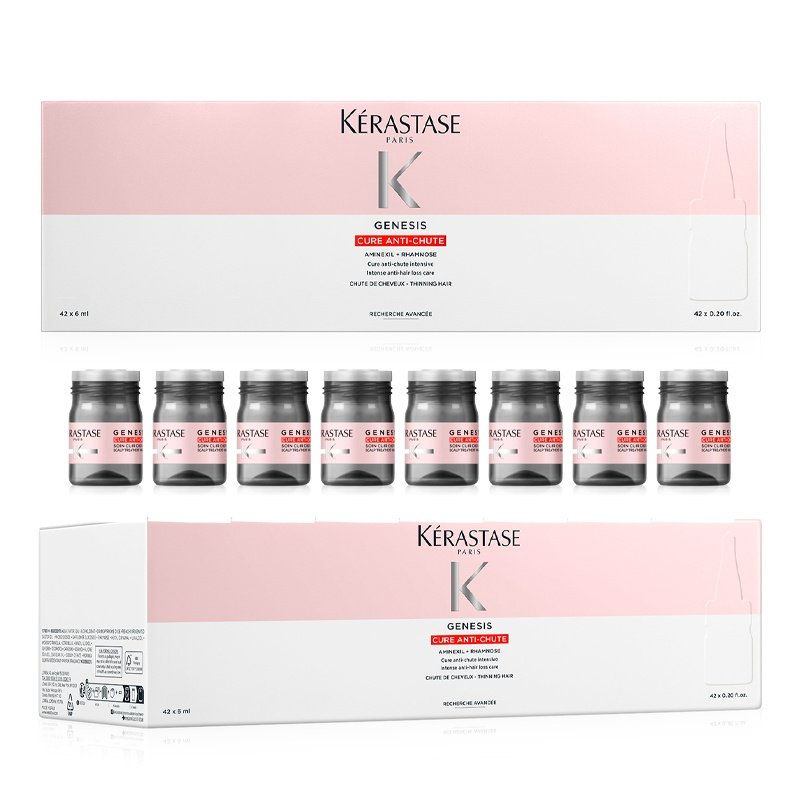 KERASTASE Genesis Cure Anti-Chute Aminexil Rhamnose 6mlx42 AND BAIN PREVENTION