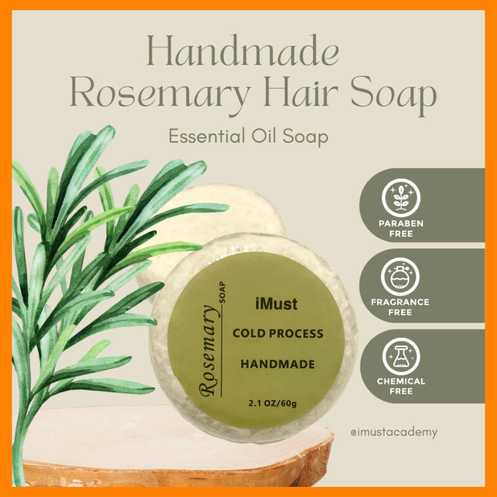 iMust Handmade Rosemary Hair Soap Hair Loss Hair Growth Reduce Dandruff Itchy Se
