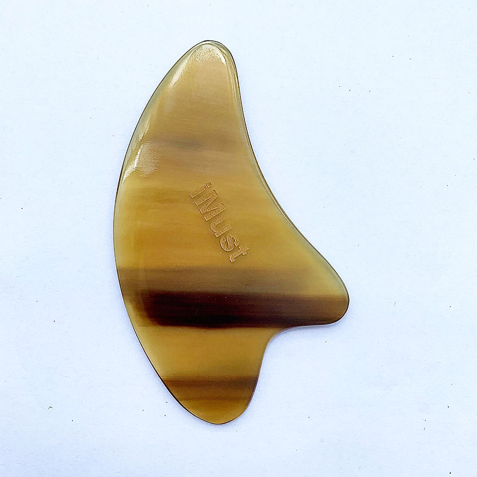 Thumbnail: iMust 3-4mm 100% Ox Horn Face and Body Scraping  Board 天然牛角面部身体刮痧板厚度3-4毫米