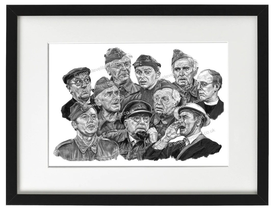 Dad's Army 50th Anniversary - Framed Limited Edition Print