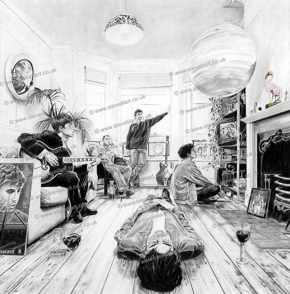 Thumbnail: Oasis - Definitely Maybe - Mounted Limited Edition Print