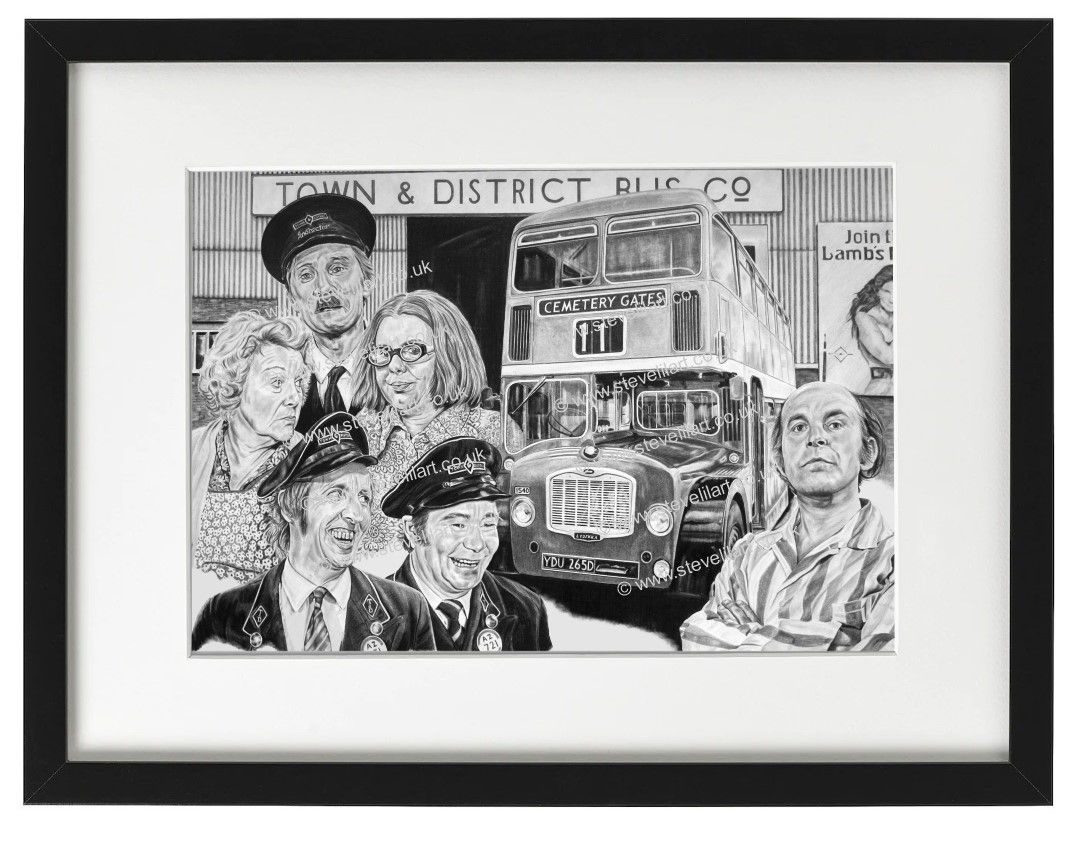On The Buses - Framed Limited Edition Print