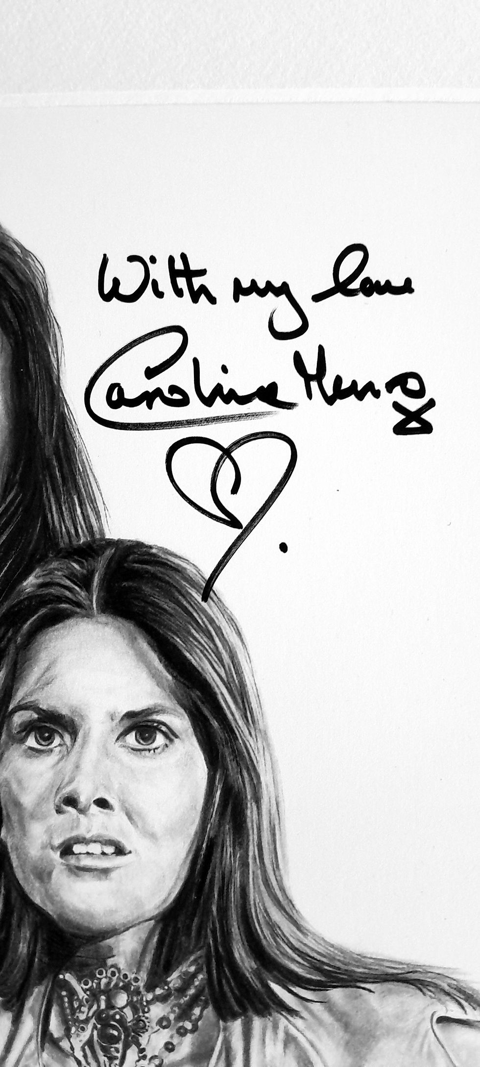 Thumbnail: Caroline Munro, The Cellar Club - Autographed - Framed Limited Edition Print