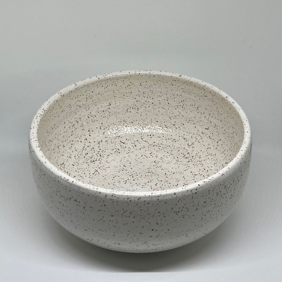 Thumbnail: Large Bowl in Speckled White