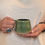 Thumbnail: Angular Cortado Cup in Soft Green