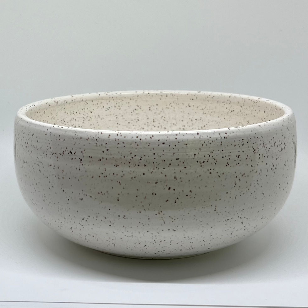 Thumbnail: Large Bowl in Speckled White