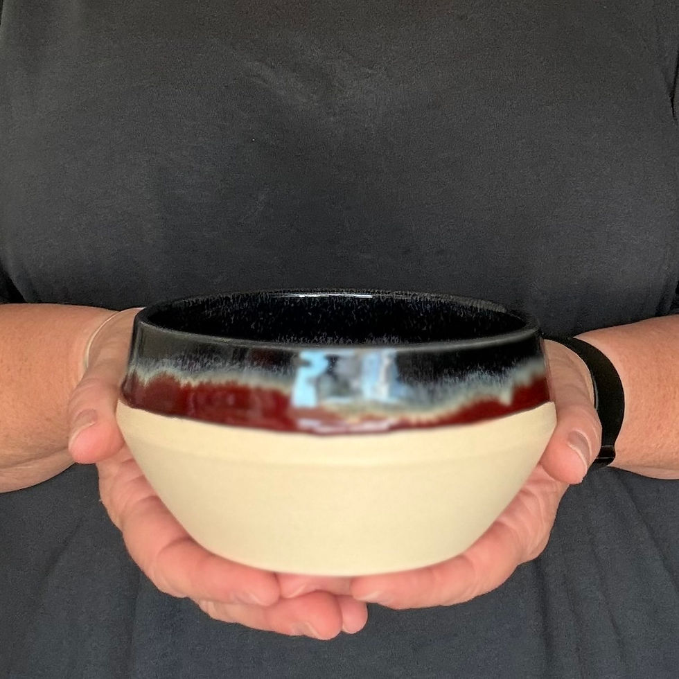 Thumbnail: White Fire Angular Bowl