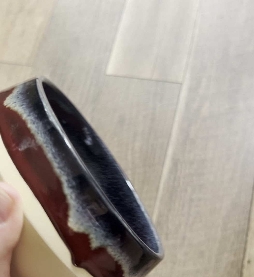 Thumbnail: White Fire Angular Bowl