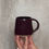Thumbnail: Angular Cortado Cup in Eggplant
