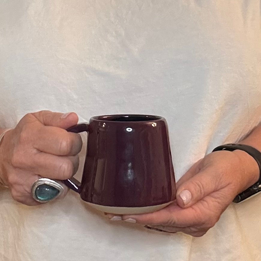 Thumbnail: Angular Cortado Cup in Eggplant