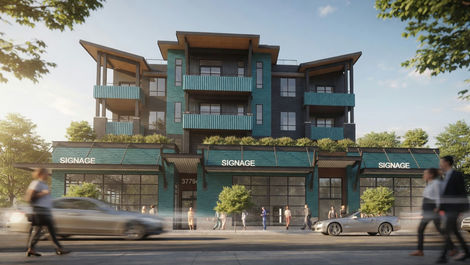Mixed-Use Residential and Commercial Development in the heart of Squamish BC by Site Lines Architecture feature 15 residential homes and ground floor commercial space is attracting generating lots of interest early.