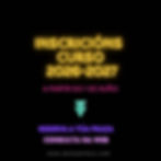 INSCRICIONS CURSO 2026-2027